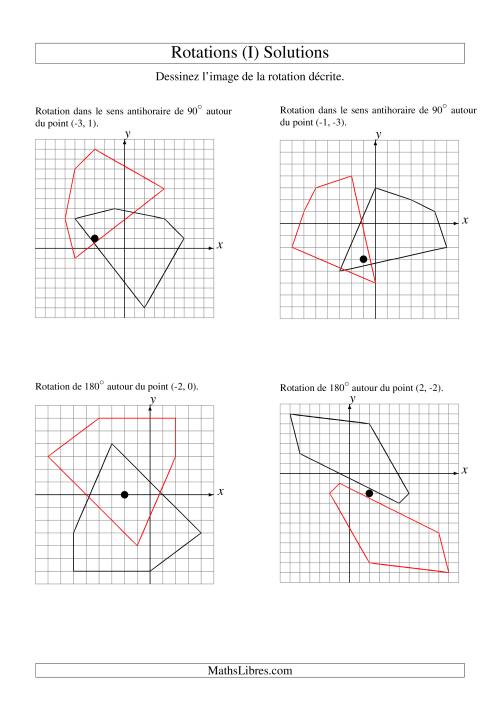 Rotation de figures à 5 sommets (I) page 2