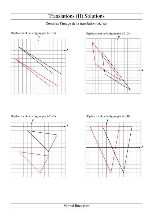Translation de figures à 3 sommets -- Max 6 unités (H) page 2