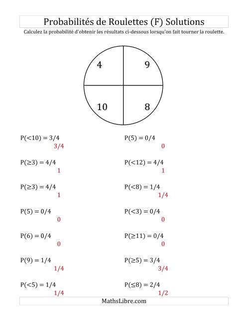 Probabilité -- Roulette à 4 sections (F) page 2