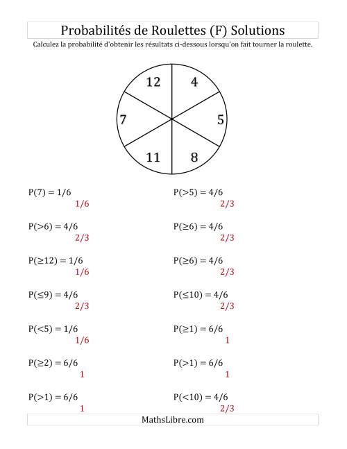 Probabilité -- Roulette à 6 sections (F) page 2