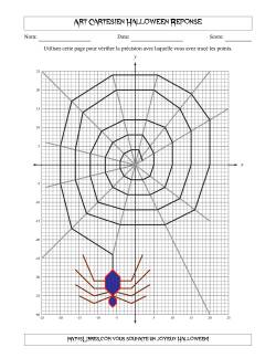 Art Cartesien Halloween – Araignée