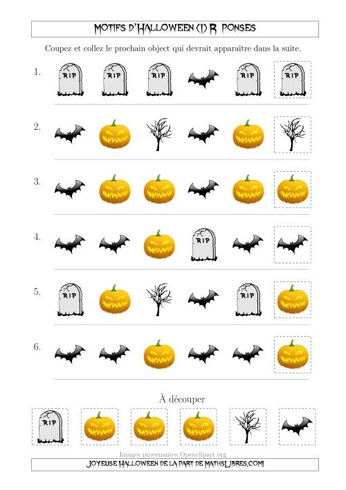 Images de Motifs d'Halloween Effrayants avec une Seule Particularité (Forme) (I) page 2