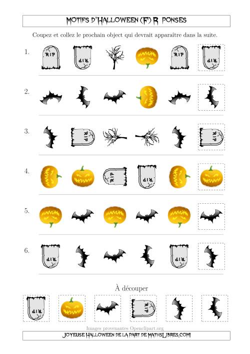 Images de Motifs d'Halloween Effrayants avec Deux Particularités (Forme & Rotation) (F) page 2