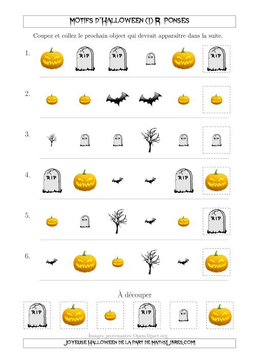 Images de Motifs d'Halloween Effrayants avec Deux Particularités (Forme & Taille) (I) page 2