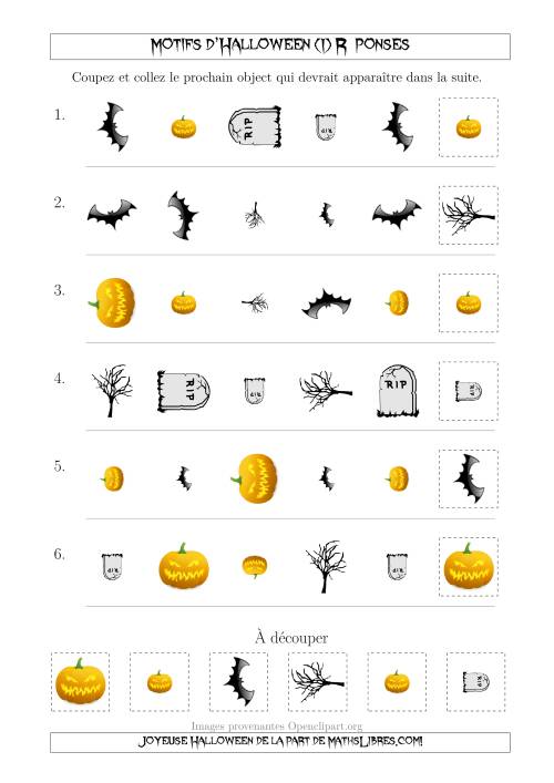 Images de Motifs d'Halloween Effrayants avec Trois Particularités (Forme, Taille & Rotation) (I) page 2