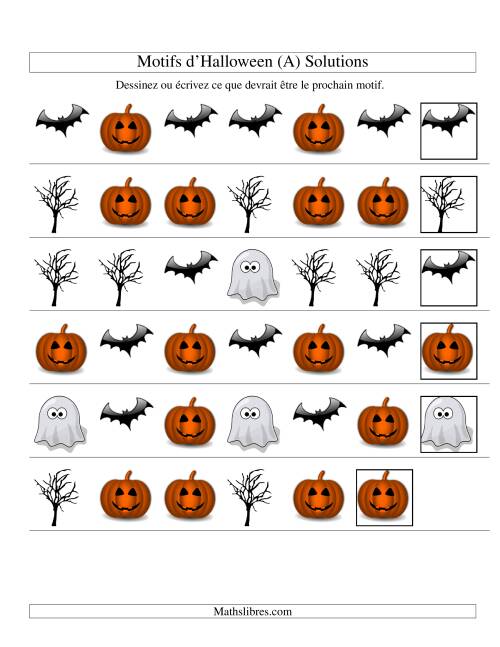 Images de Motifs d'Halloween avec Deux Particularités (forme) (A) page 2