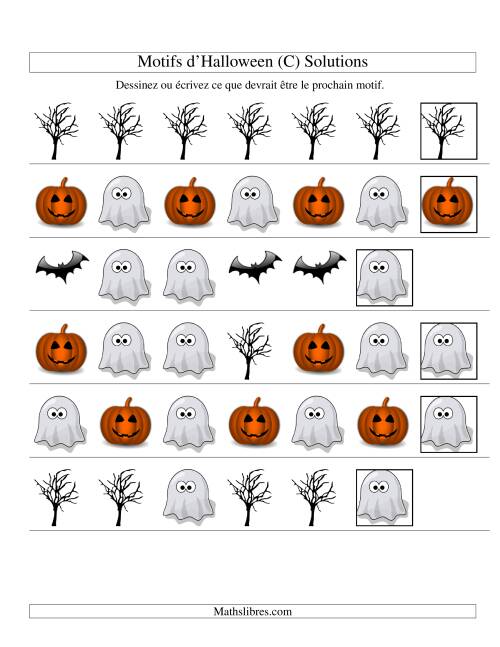 Images de Motifs d'Halloween avec Deux Particularités (forme) (C) page 2