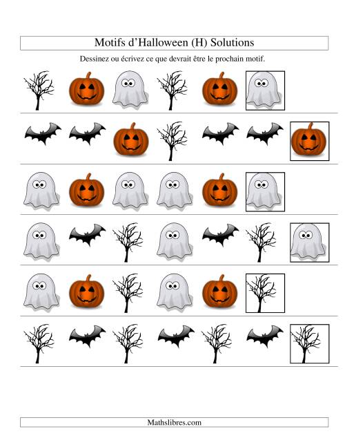 Images de Motifs d'Halloween avec Deux Particularités (forme) (H) page 2