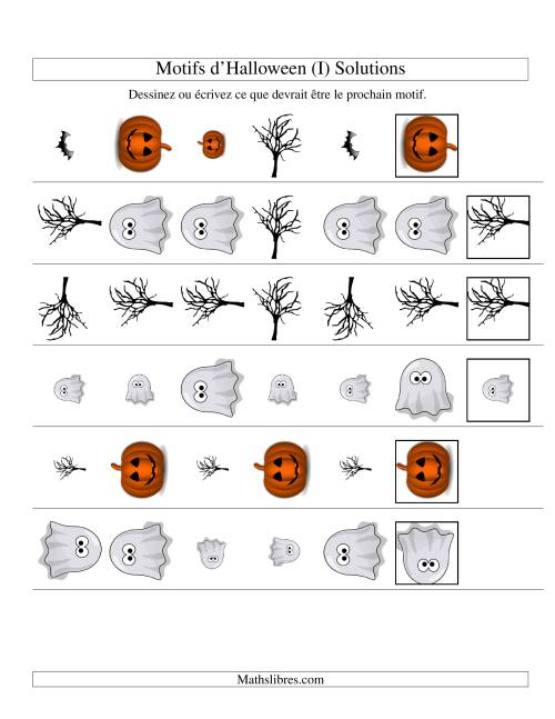 Images de Motifs d'Halloween avec Trois Particularités (forme, taille & rotation) (I) page 2