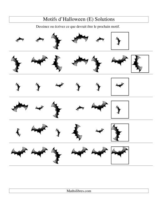 Images de Motifs d'Halloween avec Deux Particularités (taille & rotation) (E) page 2