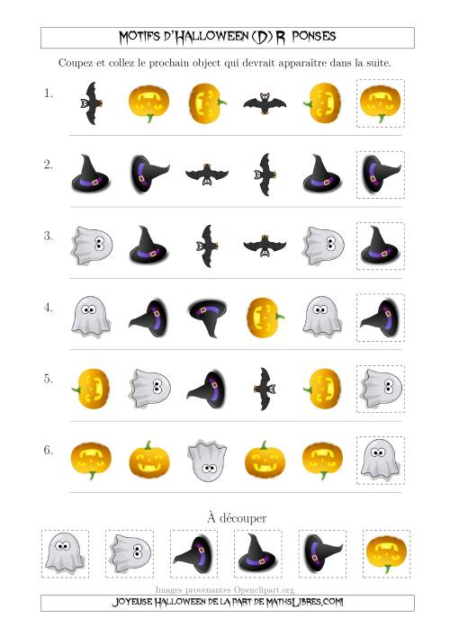 Images de Motifs d'Halloween Pas Très Effrayants avec Deux Particularités (Forme & Rotation) (D) page 2