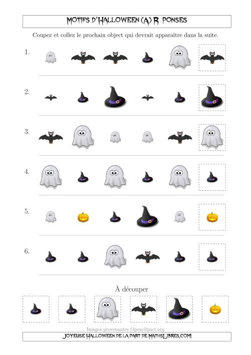 Images de Motifs d'Halloween Pas Très Effrayants avec Deux Particularités (Forme & Taille) (A) page 2
