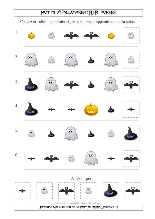 Images de Motifs d'Halloween Pas Très Effrayants avec Deux Particularités (Forme & Taille) (H) page 2