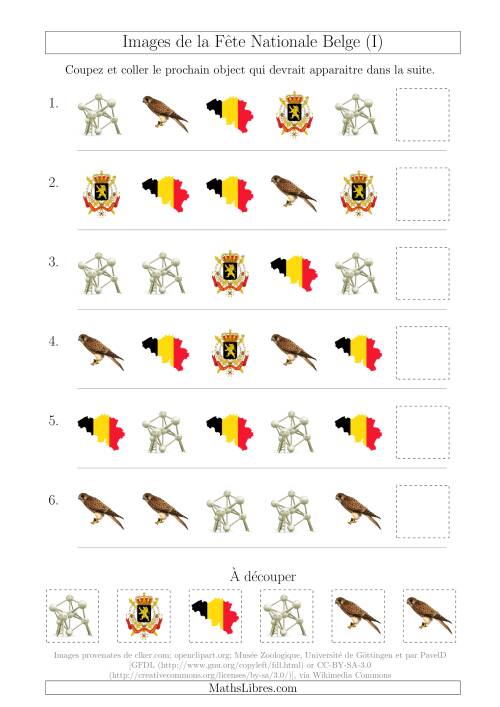Images de la Fête Nationale Belge avec Une Seule Particularité (Forme) (I)