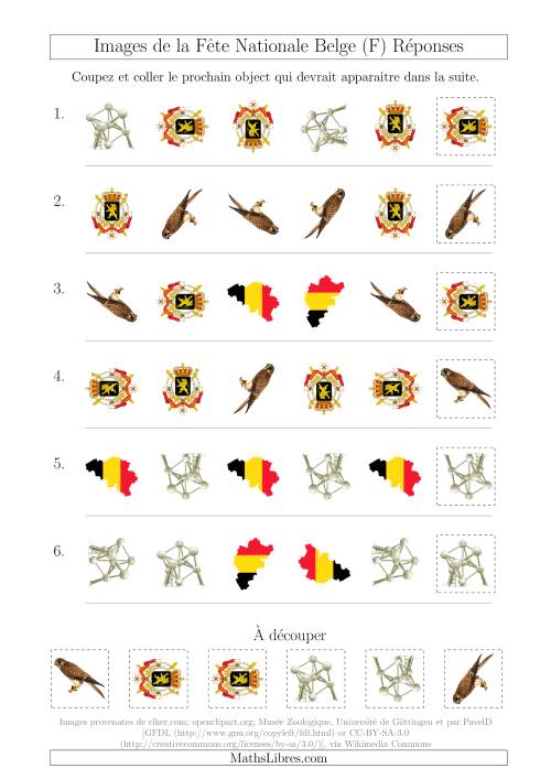 Images de la Fête Nationale Belge avec Deux Particularités (Forme & Rotation) (F) page 2