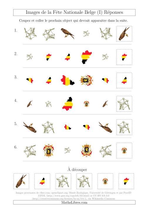 Images de la Fête Nationale Belge avec Trois Particularités (Forme, Taille & Rotation) (I) page 2