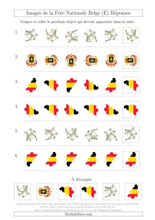 Images de la Fête Nationale Belge avec Une Seule Particularité (Rotation) (E) page 2
