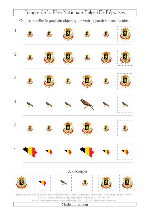 Images de la Fête Nationale Belge avec Une Seule Particularité (Taille) (E) page 2