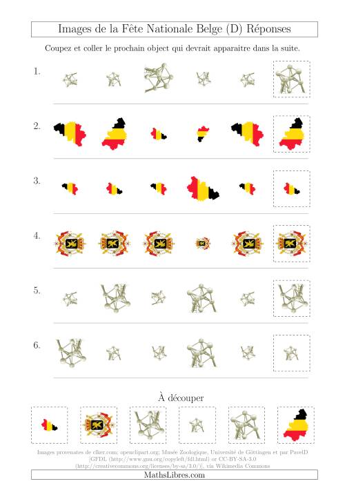 Images de la Fête Nationale Belge avec Deux Particularités (Taille & Rotation) (D) page 2
