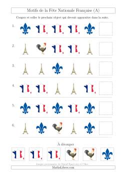 Images de la Fête Nationale Française avec Une Seule Particularité (Forme)