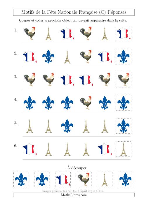 Images de la Fête Nationale Française avec Une Seule Particularité (Forme) (C) page 2
