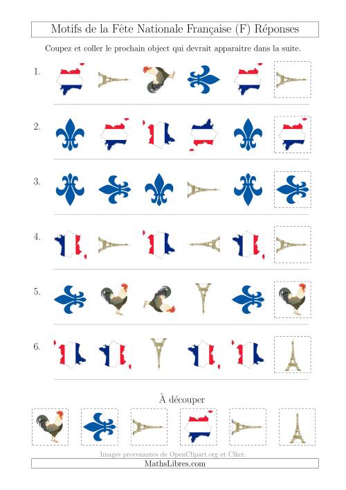 Images de la Fête Nationale Française avec Deux Particularités (Forme & Rotation) (F) page 2