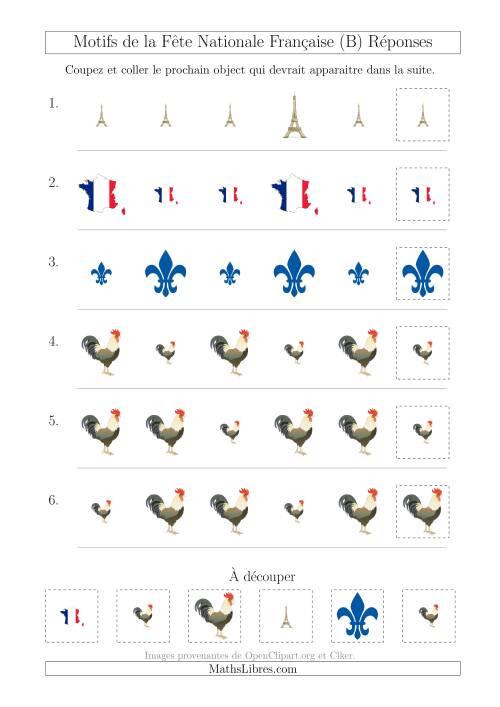 Images de la Fête Nationale Française avec Une Seule Particularité (Taille) (B) page 2