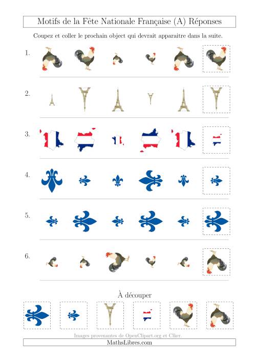 Images de la Fête Nationale Française avec Deux Particularités (Taille & Rotation) (A) page 2