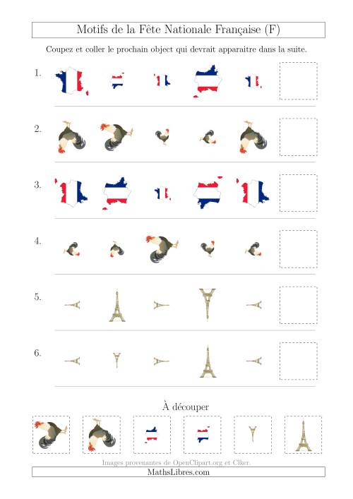 Images de la Fête Nationale Française avec Deux Particularités (Taille & Rotation) (F)