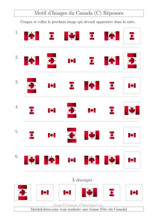 Motif d'Images du Canada avec Comme Attributs Taille et Rotation (C) page 2