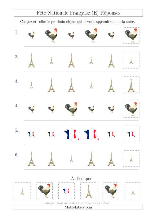 Images de la Fête Nationale Française avec Une Seule Particularité (Taille) (E) page 2