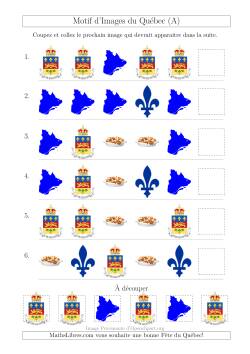 Motif d'Images du Québec avec Comme Attribut la Forme