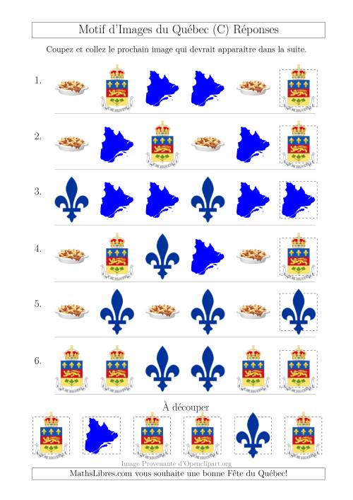 Motif d'Images du Québec avec Comme Attribut la Forme (C) page 2
