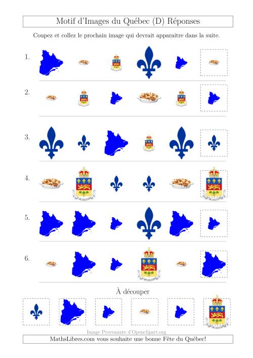Motif d'Images du Québec avec Comme Attribut Forme et Taille (D) page 2