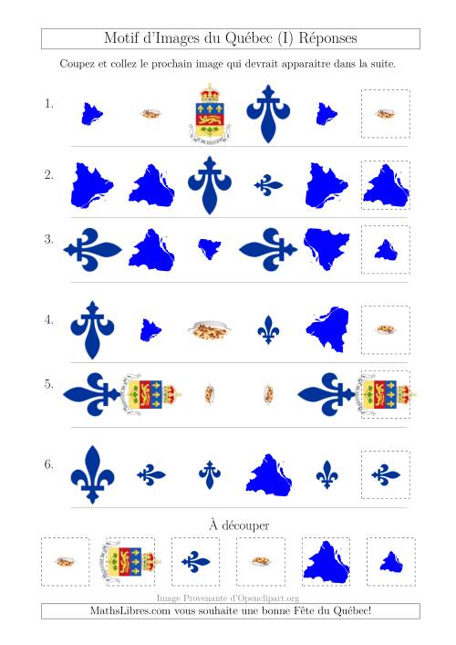 Motif d'Images du Québec avec Comme Attribut Forme, Taille et Rotation (I) page 2