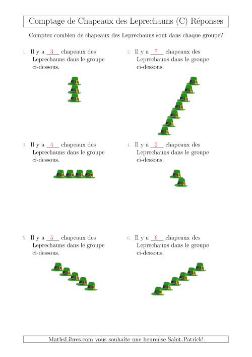 Comptage de Chapeaux des Leprechauns Arrangés en Forme Linéaire (C) page 2