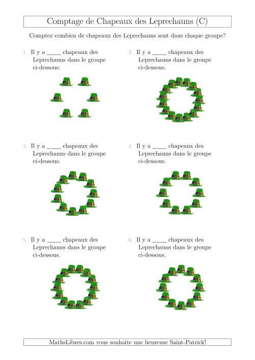 Comptage de Chapeaux des Leprechauns Arrangés en Forme Circulaire (C)