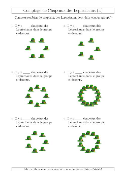 Comptage de Chapeaux des Leprechauns Arrangés en Forme Circulaire (E)