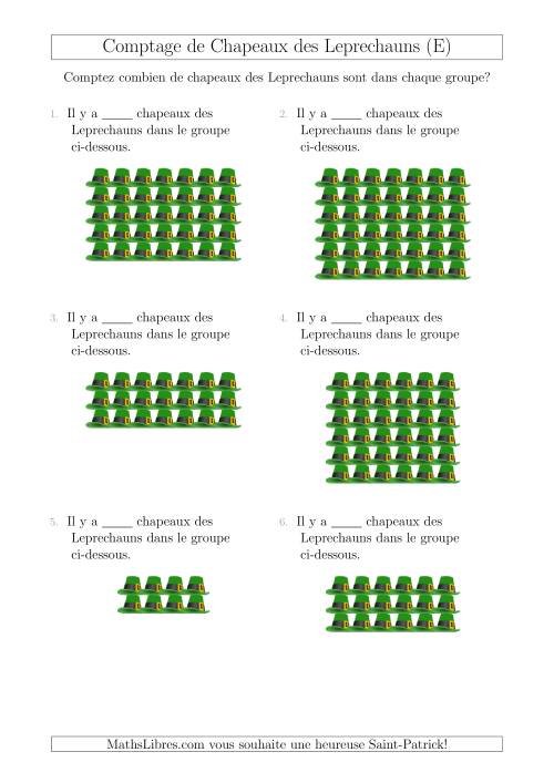 Comptage de Chapeaux des Leprechauns Arrangés en Forme Rectangulaire (E)