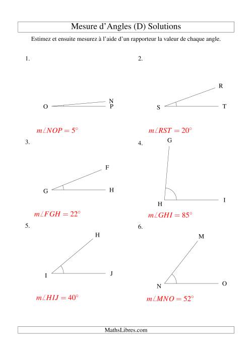 Mesure d'angles entre 0° et 90° (D) page 2