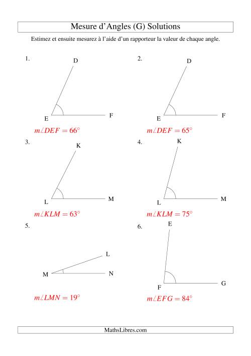 Mesure d'angles entre 0° et 90° (G) page 2