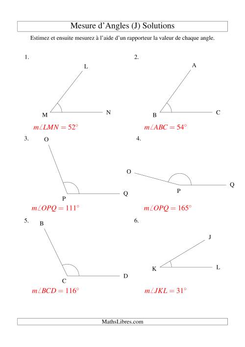Mesure d'angles entre 0° et 180° (J) page 2