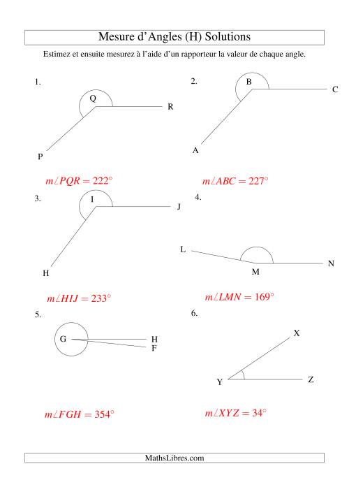 Mesure d'angles entre 0° et 360° (H) page 2