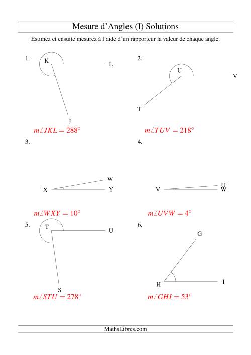 Mesure d'angles entre 0° et 360° (I) page 2