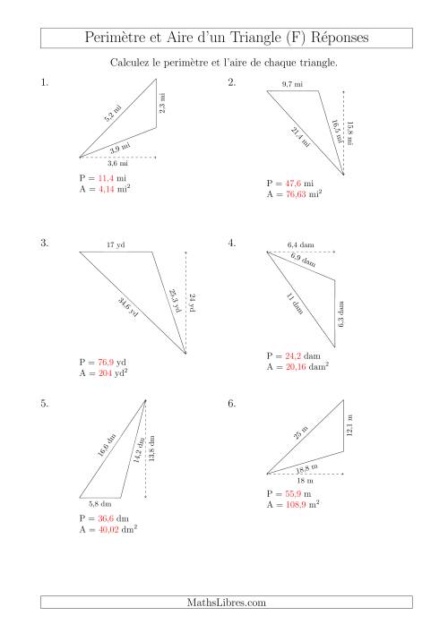 Calcul de l'Aire et du Périmètre d'un Triangle Obtusangle (En Rotation) (F) page 2