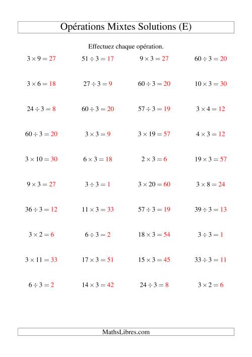 Multiplication et division -- Règles de 3 (variation 1 à 20) (E) page 2