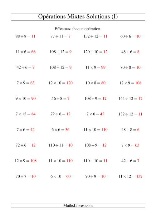 Multiplication et Division -- Règles 6 à 12 (I) page 2