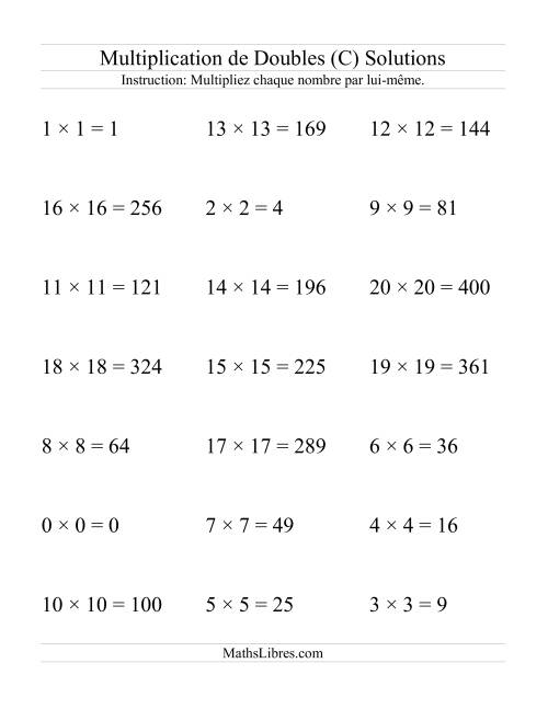 Multiplication de Doubles (C) page 2
