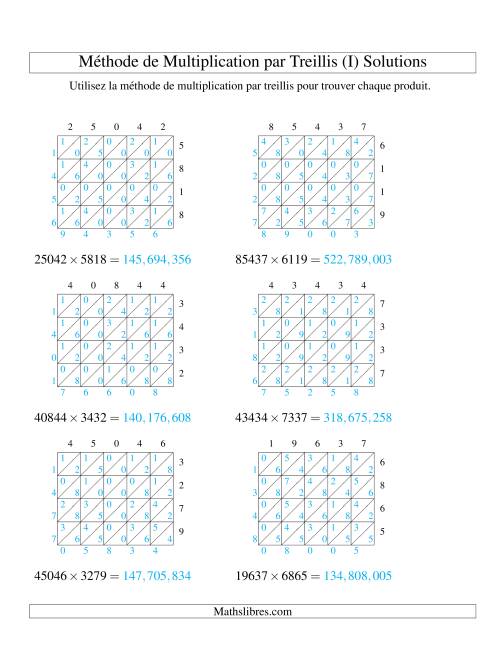 Multiplication de Nombres à 5 Chiffres par des Nombres à 4 Chiffres (I) page 2