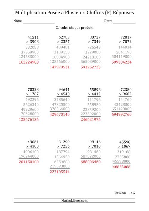 Multiplication d'un Nombre à 5 Chiffres par un Nombre à 4 Chiffres (F) page 2